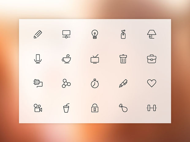 20-Free-Vector-Line-Icons