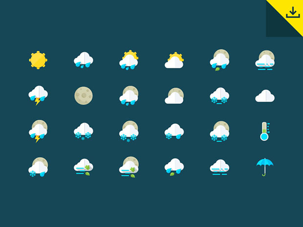 24-Weather-Icons-and-Symbols