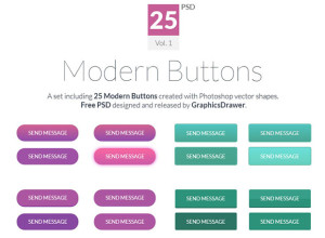 25-Free-PSD-Modern-Buttons-vol1