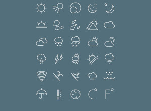30-Free-vector-weather-icons