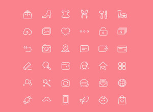 36-Chic-Female-Icons-PSD