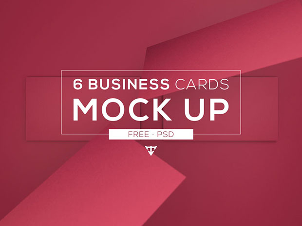 6-Business-cards-Mockup-Free
