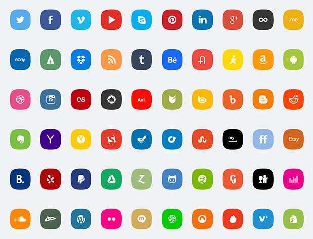 60-Social-media-PSD-icons-set