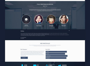 Artica-PSD-Web-Template-Freebie