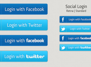 Blue-Facebook-&-Twitter-Login-Buttons-Set-PSD