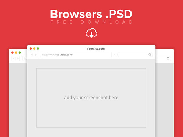 Browsers-PSD-Freebie