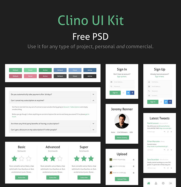 Clino-UI-Kit-PSD