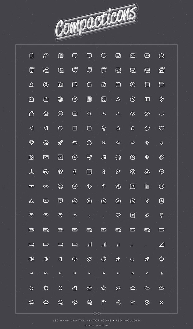 Compacticons-180-free-icons