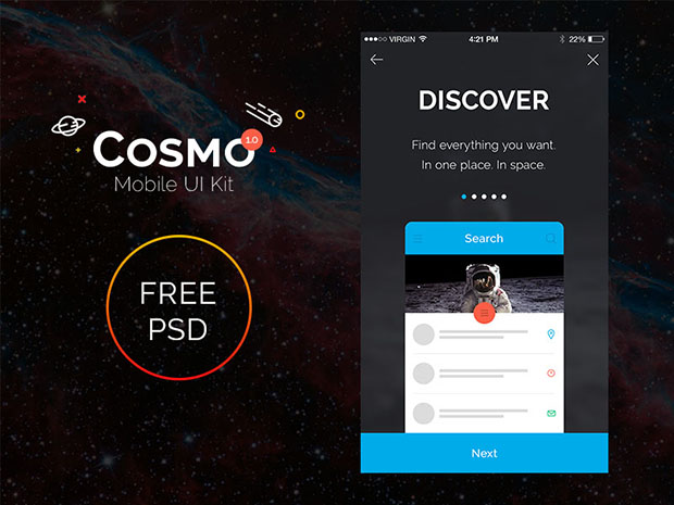 Cosmo-UI-Free-Psd