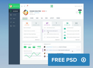 Course-Dashboard-Freebie