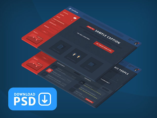 FREE-Sanctions-GUI-PSD-Dashboard