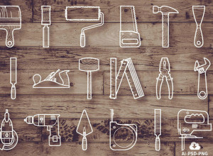 Free-25-Tool-Icon-Set