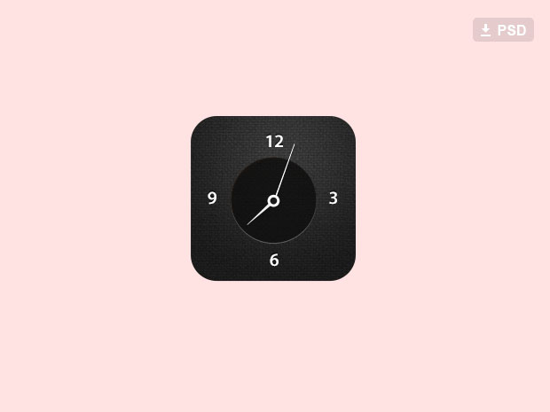 Free-Clock-Icon-Psd