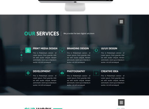 Free-Creative-Agency-Web-Design-PSD