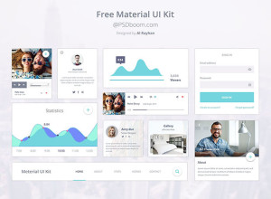 Free-Material-Design-Ui-Kit-Design