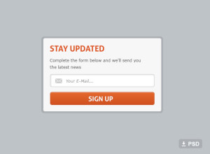 Free-Signup-Form-Psd