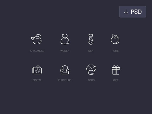 Freebie-Outline-icons-for-Shopping-Category