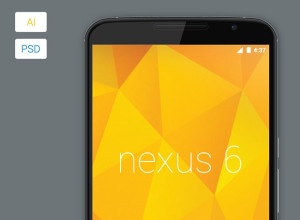 Freebie-Vector-Nexus-6-Model-Mockup