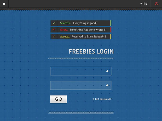 Freebies-Login-User-Dashboard
