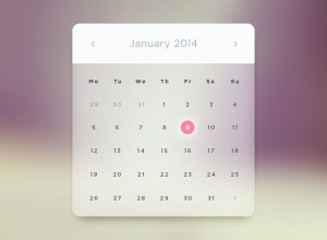 Glass-Calendar