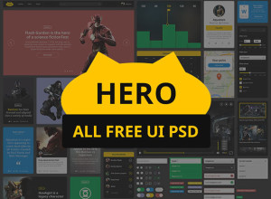 Hero-free-ui-kit-PSD