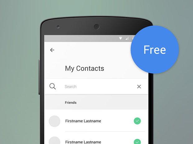 Material-Design-Contact-List-with-Search