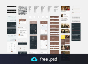 Material-Design-UI-Kit-freebie