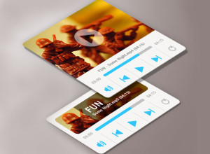 Media-Player-Widget-Template