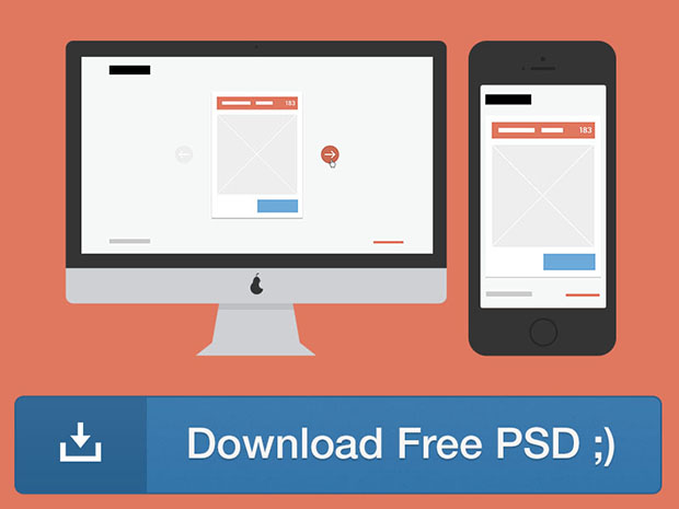 New-project-wireframe-with-Free-PSD
