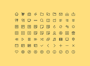 PSD-Freebie-70-Simple-Icons