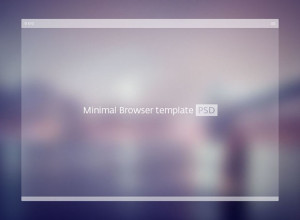 PSD-Minimal-Browser-Template