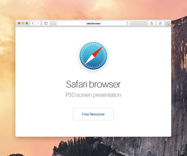 Psd-Safari-Yosemite-Browser-Mockup