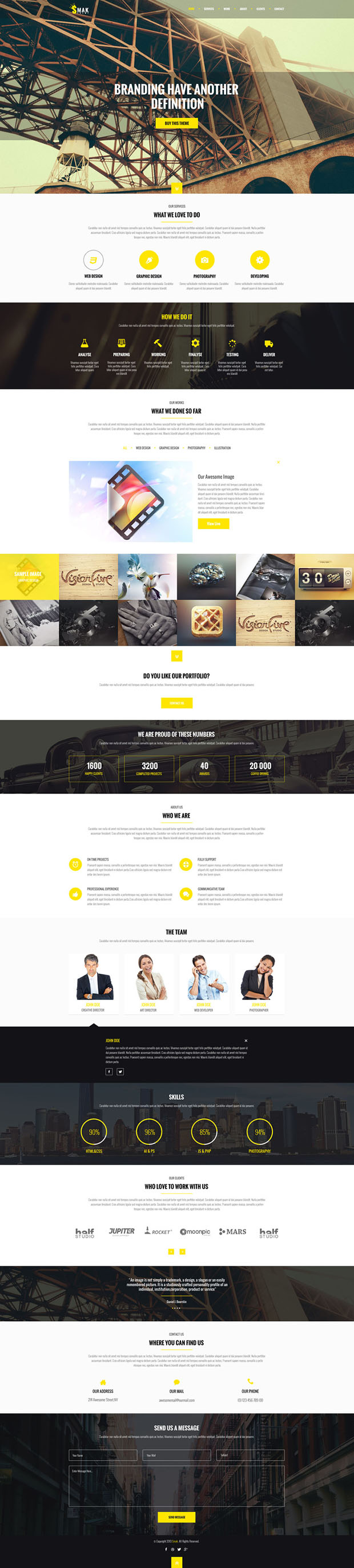 Smak-PSD-One-Page-Template