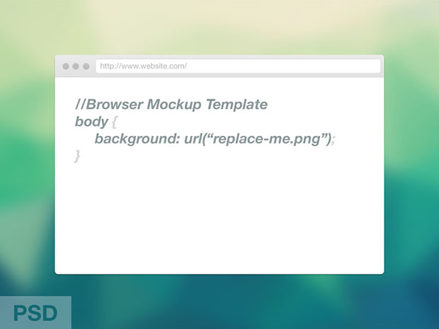 Web-Browser-Mockup-Template