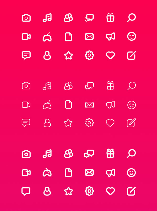 18-free-Stroke-icons