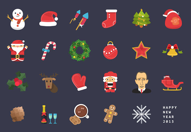 24-Christmas-&-New-Year-Colorful-Icons