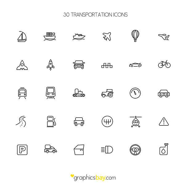 30-Freebie-Transport-Icons