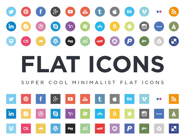 36-Flat-Social-Icons-EPS