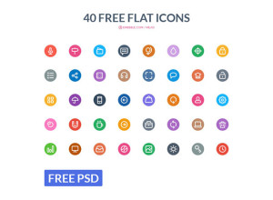 40-Free-Flat-Icons