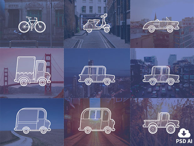 9-Free-Outline-Vehicle-Icon