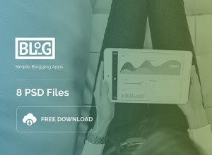 Blog-Apps-Free-8-PSD-Download