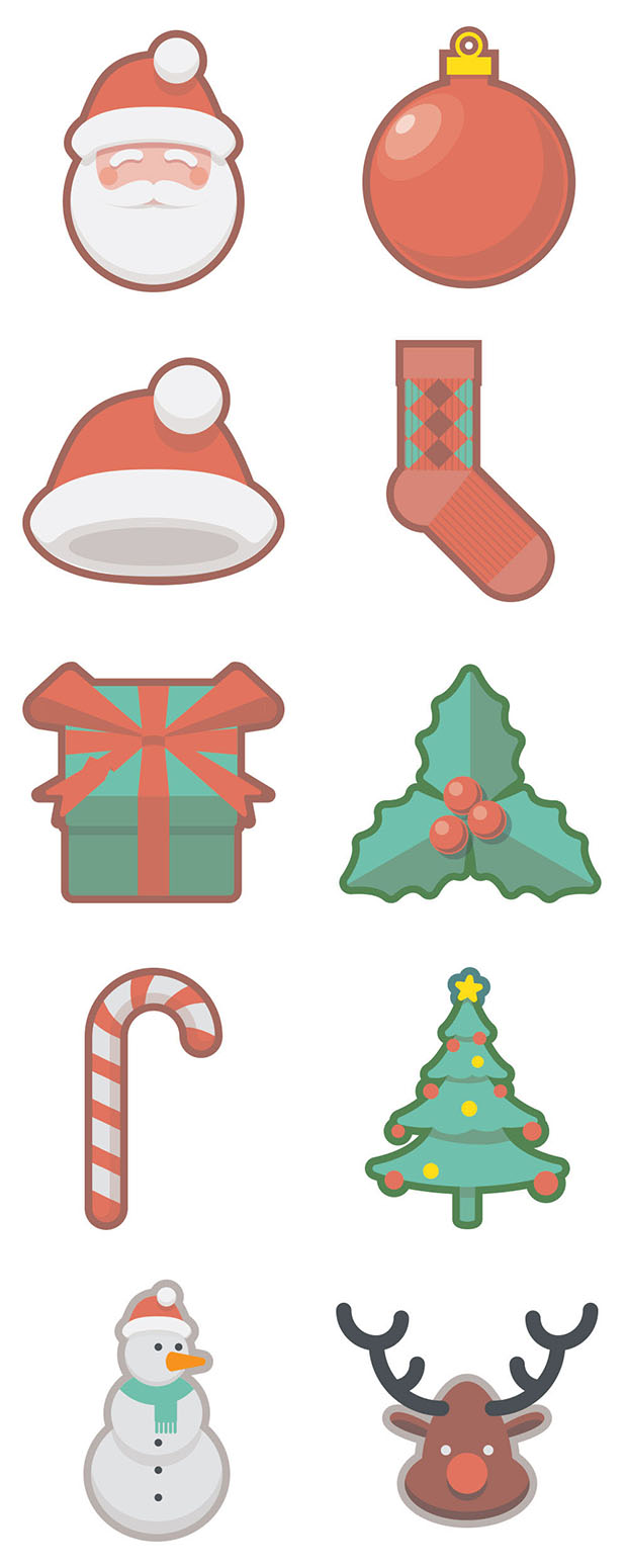 Christmas-Holidays-Free-Icon-Set