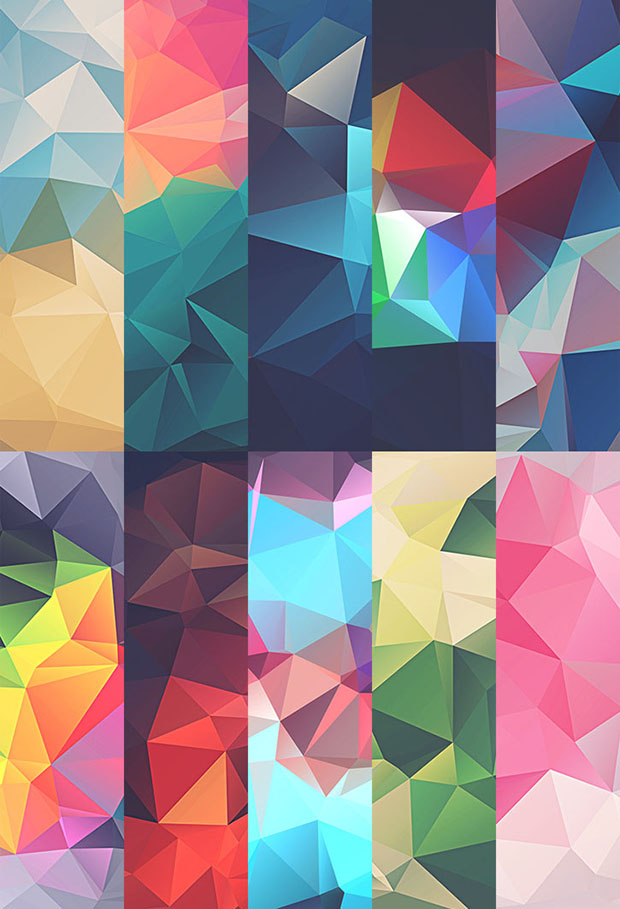 Free-10-low-poly-polygonal-textures