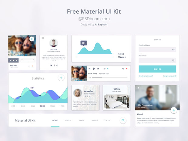 Free-Google-Material-Design-UI-Kit
