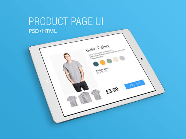 Free-PSD-HTML-Product-page