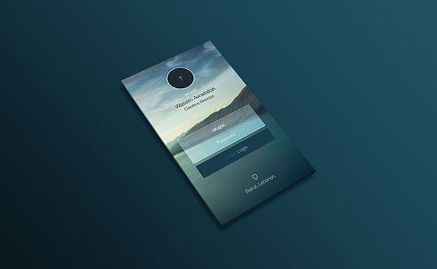 Download Free Perspective App Design MockUp | Free Download PSD | DLPSD.