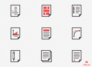 free-set-of-document-icons