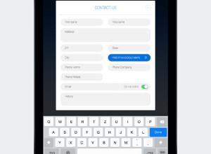 Freebie-iPad-Contact-Form