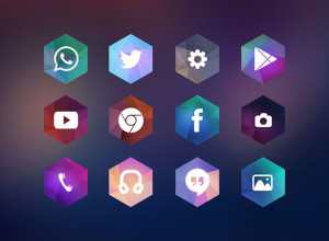Hexagon-Android-Icon-Theme