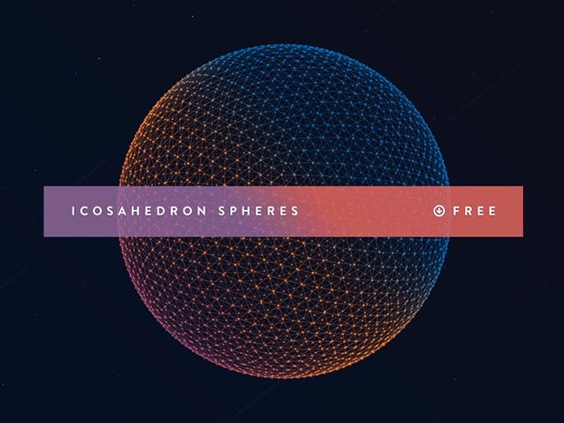Icosahedron-Spheres-PSD